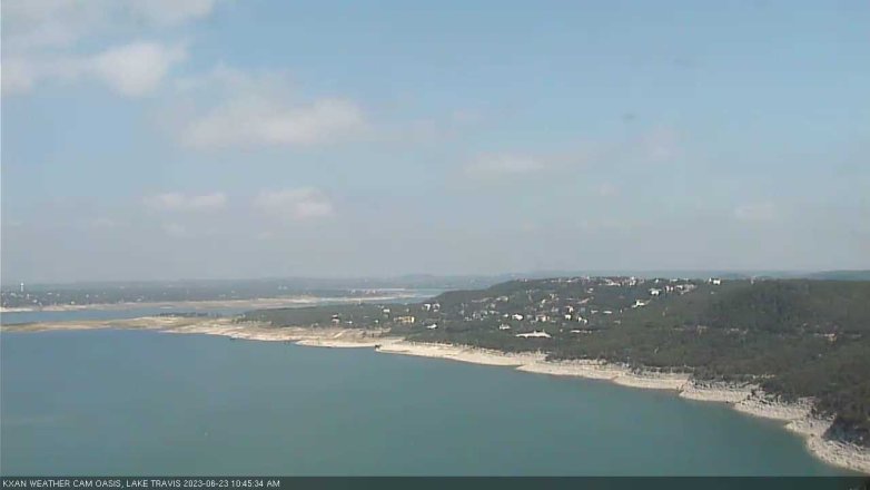 Lake Travis webcam, June 23, 2023 10:45 AM CT