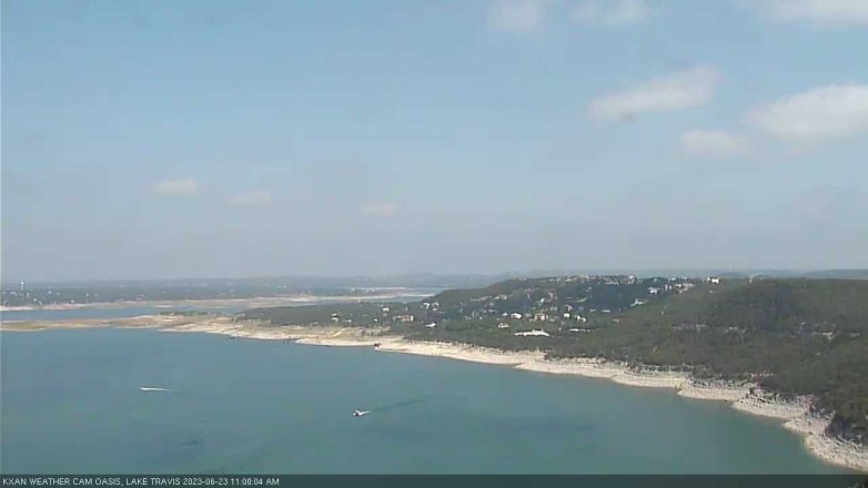 Lake Travis webcam, June 23, 2023 11:00 AM CT