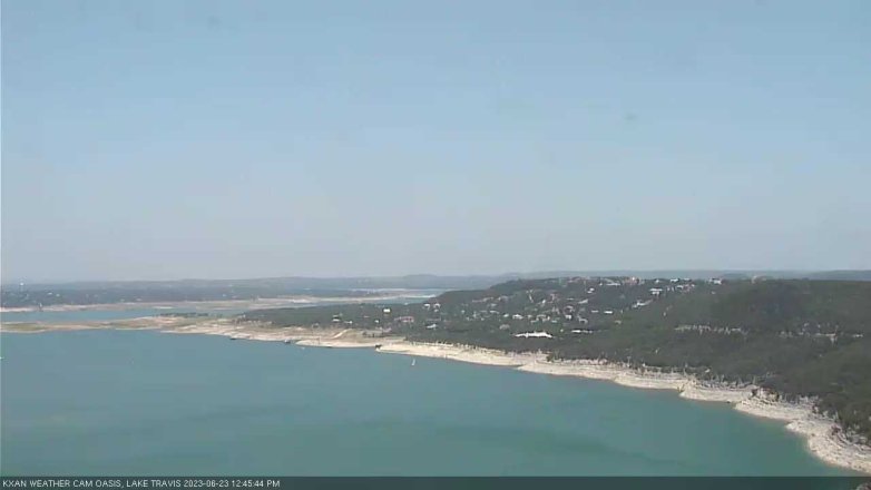 Lake Travis webcam, June 23, 2023 12:45 PM CT