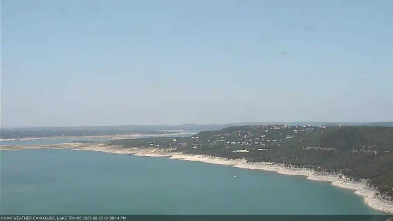 Lake Travis webcam, June 23, 2023 1:00 PM CT