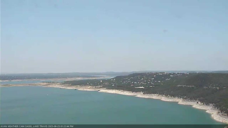 Lake Travis webcam, June 23, 2023 1:25 PM CT