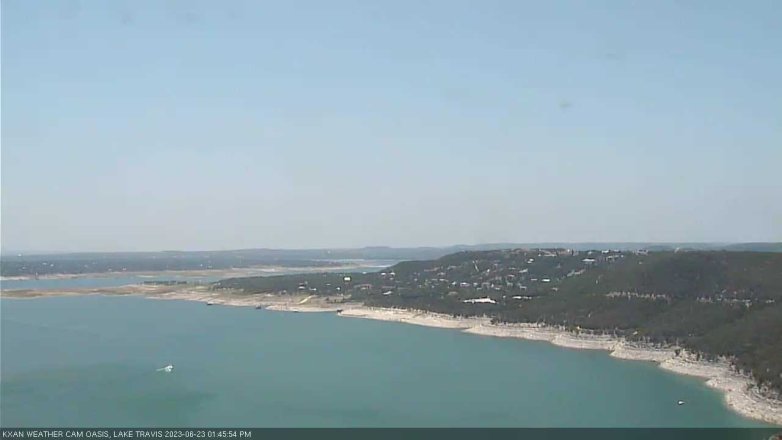 Lake Travis webcam, June 23, 2023 1:45 PM CT