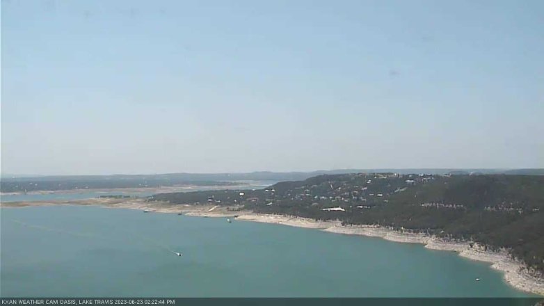 Lake Travis webcam, June 23, 2023 2:25 PM CT