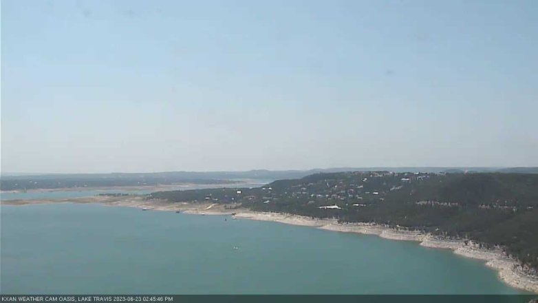 Lake Travis webcam, June 23, 2023 2:45 PM CT
