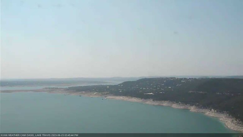 Lake Travis webcam, June 23, 2023 3:45 PM CT