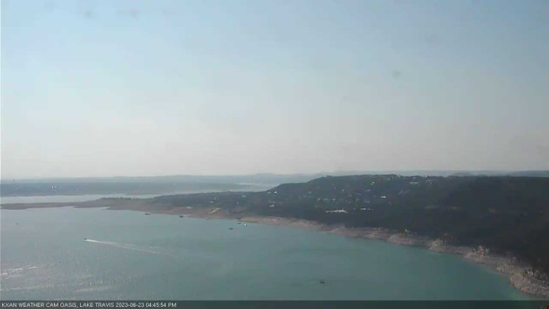 Lake Travis webcam, June 23, 2023 4:45 PM CT