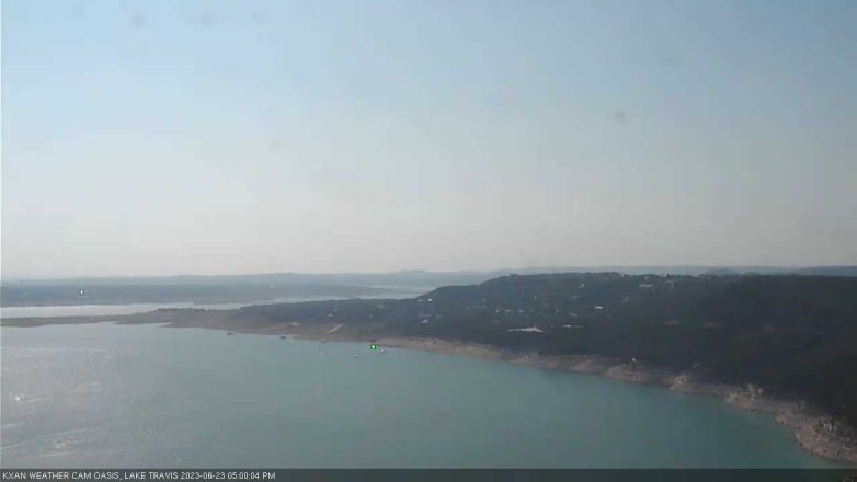 Lake Travis webcam, June 23, 2023 5:00 PM CT