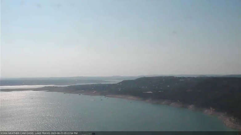 Lake Travis webcam, June 23, 2023 5:25 PM CT