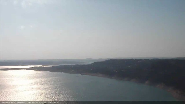 Lake Travis webcam, June 23, 2023 6:00 PM CT
