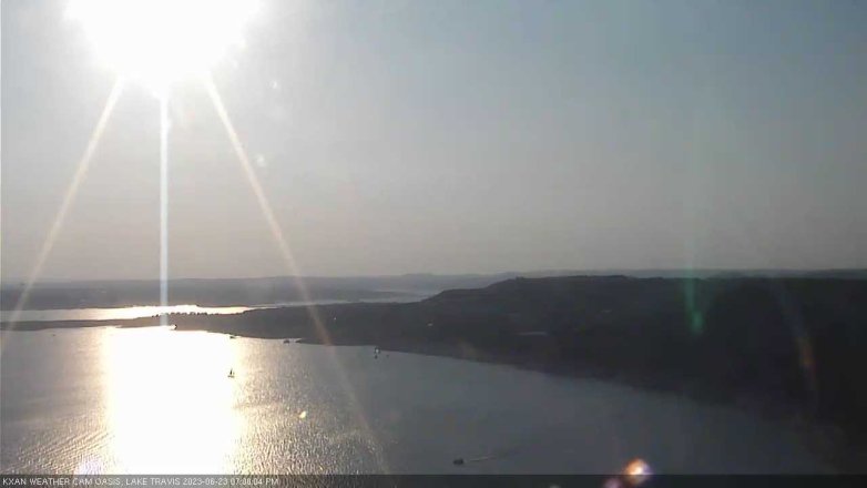 Lake Travis webcam, June 23, 2023 7:00 PM CT