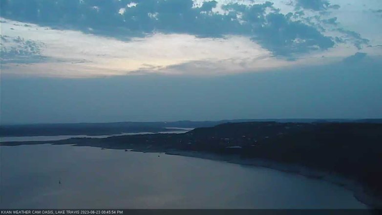 Lake Travis webcam, June 23, 2023 8:45 PM CT