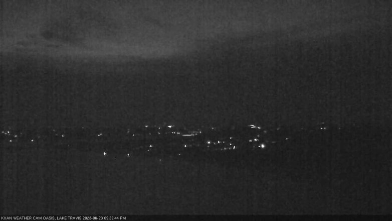 Lake Travis webcam, June 23, 2023 9:25 PM CT