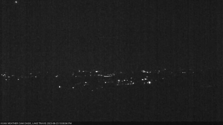 Lake Travis webcam, June 23, 2023 10:00 PM CT