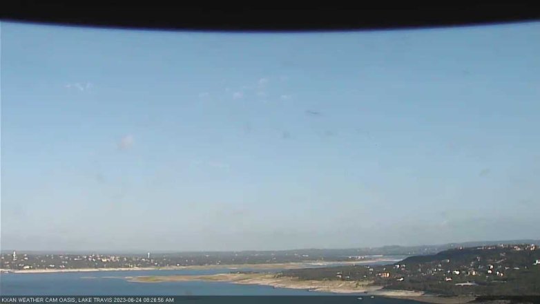 Lake Travis webcam, June 24, 2023 9:00 AM CT