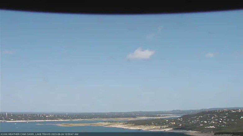 Lake Travis webcam, June 24, 2023 11:00 AM CT
