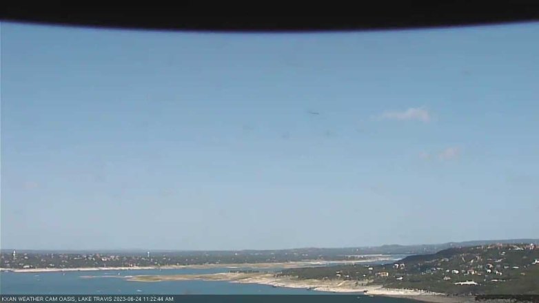 Lake Travis webcam, June 24, 2023 11:25 AM CT