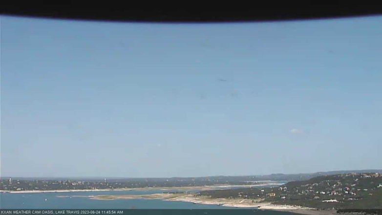 Lake Travis webcam, June 24, 2023 11:45 AM CT