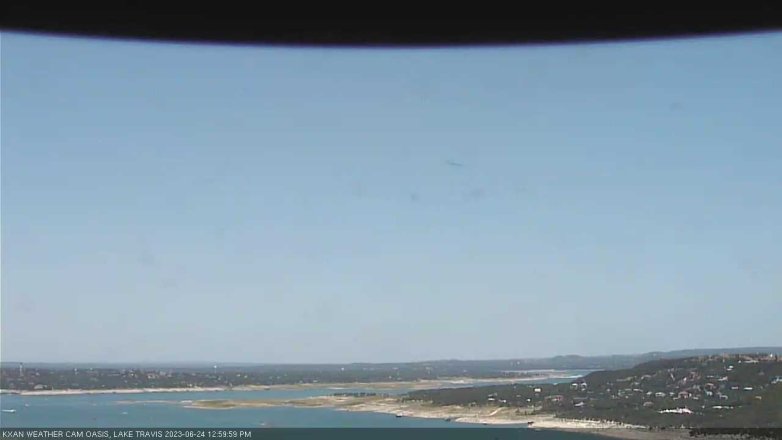 Lake Travis webcam, June 24, 2023 1:00 PM CT