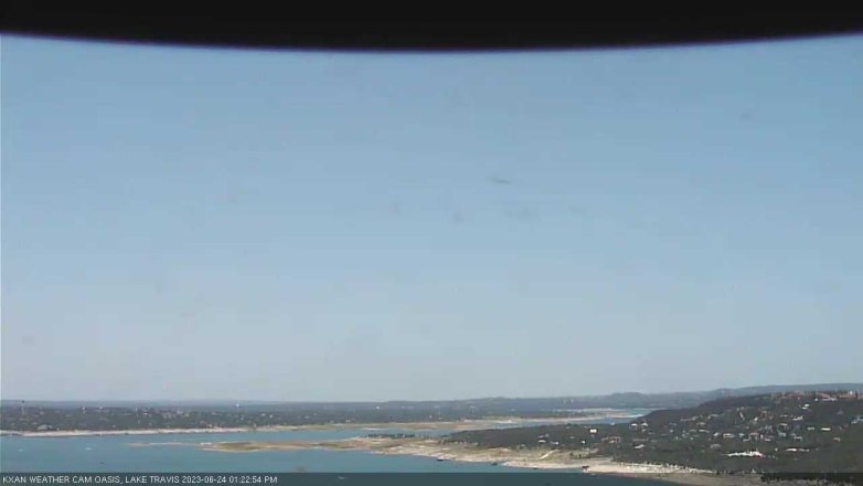Lake Travis webcam, June 24, 2023 1:25 PM CT