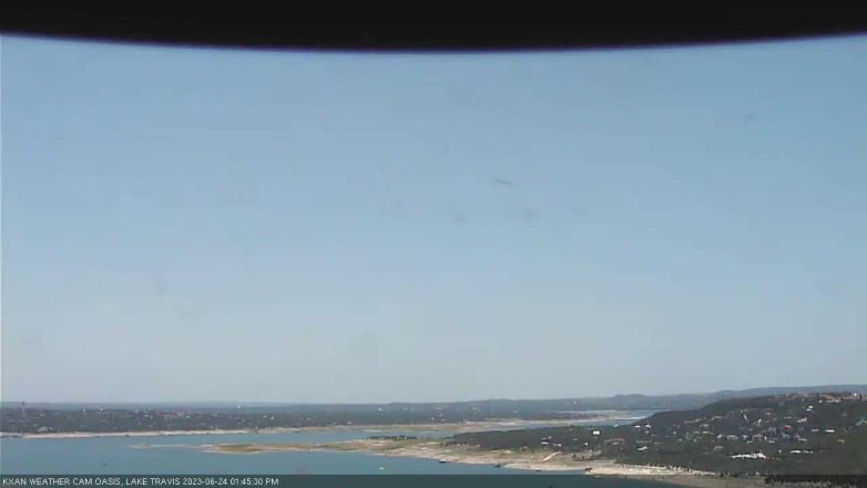 Lake Travis webcam, June 24, 2023 1:45 PM CT