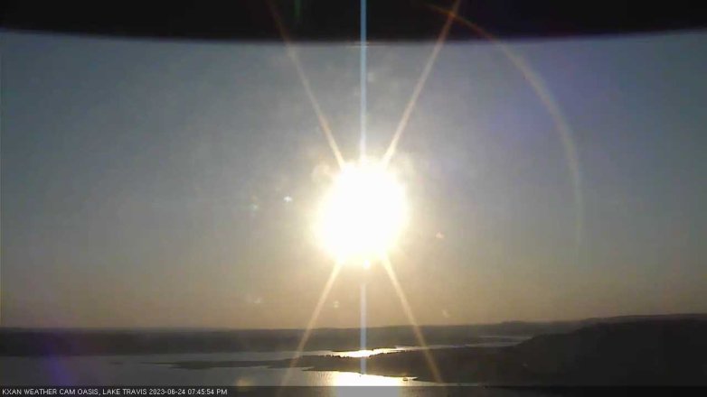 Lake Travis webcam, June 24, 2023 7:45 PM CT