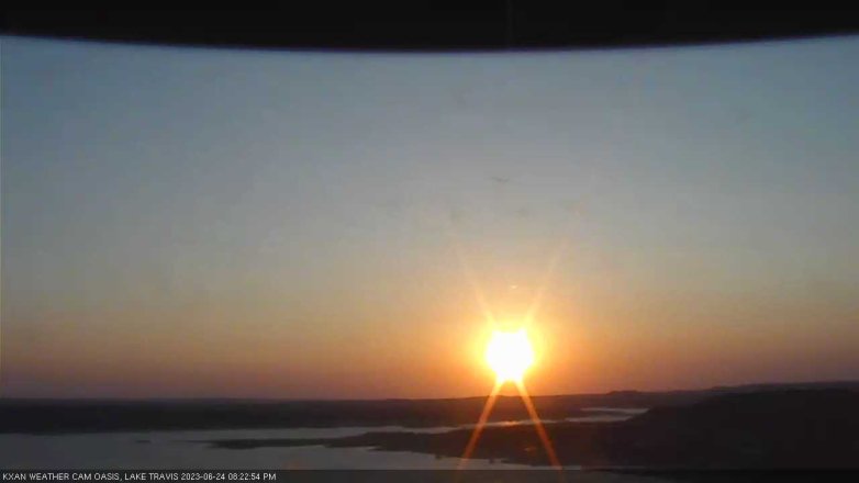 Lake Travis webcam, June 24, 2023 8:25 PM CT