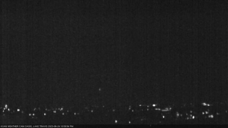 Lake Travis webcam, June 24, 2023 11:00 PM CT