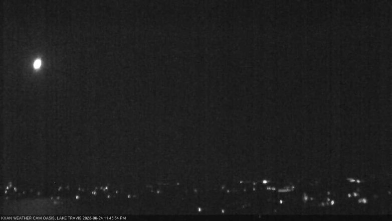 Lake Travis webcam, June 24, 2023 11:45 PM CT