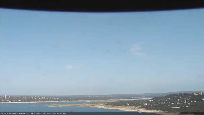 Lake Travis webcam, June 25, 2023 9:25 AM CT