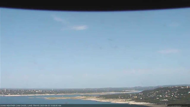 Lake Travis webcam, June 25, 2023 10:00 AM CT