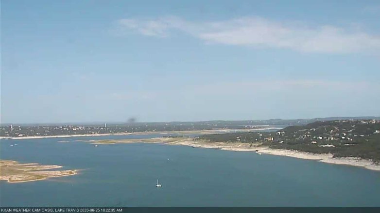 Lake Travis webcam, June 25, 2023 10:25 AM CT