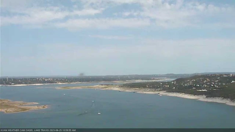 Lake Travis webcam, June 25, 2023 11:00 AM CT