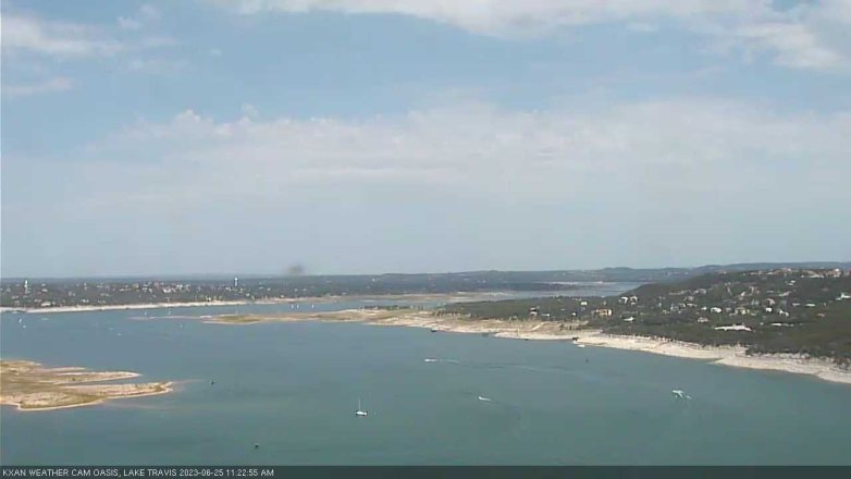 Lake Travis webcam, June 25, 2023 11:25 AM CT