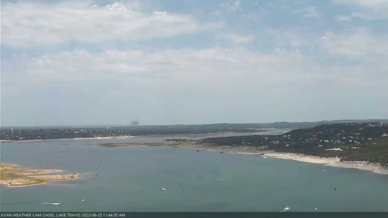 Lake Travis webcam, June 25, 2023 11:45 AM CT