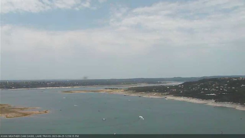 Lake Travis webcam, June 25, 2023 1:00 PM CT