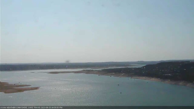 Lake Travis webcam, June 25, 2023 5:00 PM CT