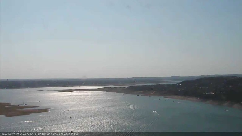 Lake Travis webcam, June 25, 2023 5:25 PM CT