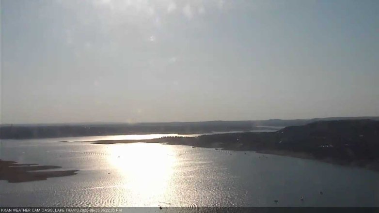 Lake Travis webcam, June 25, 2023 6:25 PM CT