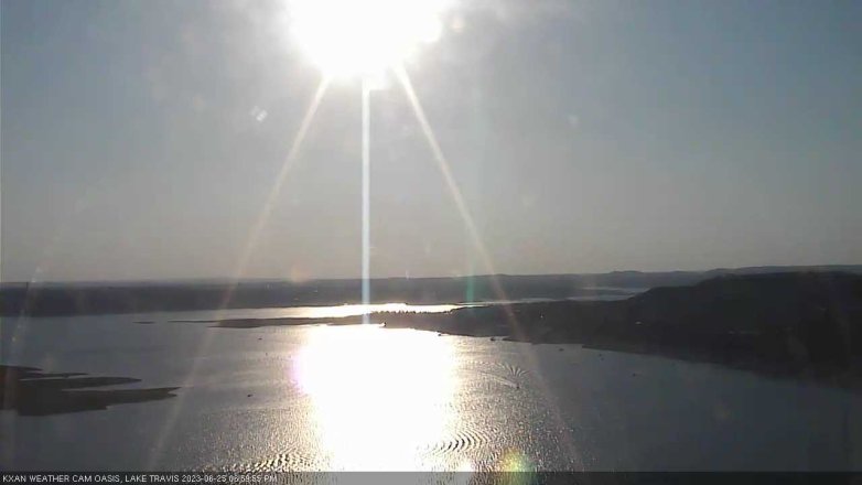 Lake Travis webcam, June 25, 2023 7:00 PM CT
