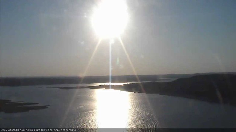 Lake Travis webcam, June 25, 2023 7:25 PM CT