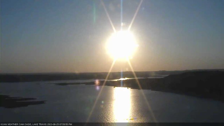 Lake Travis webcam, June 25, 2023 8:00 PM CT