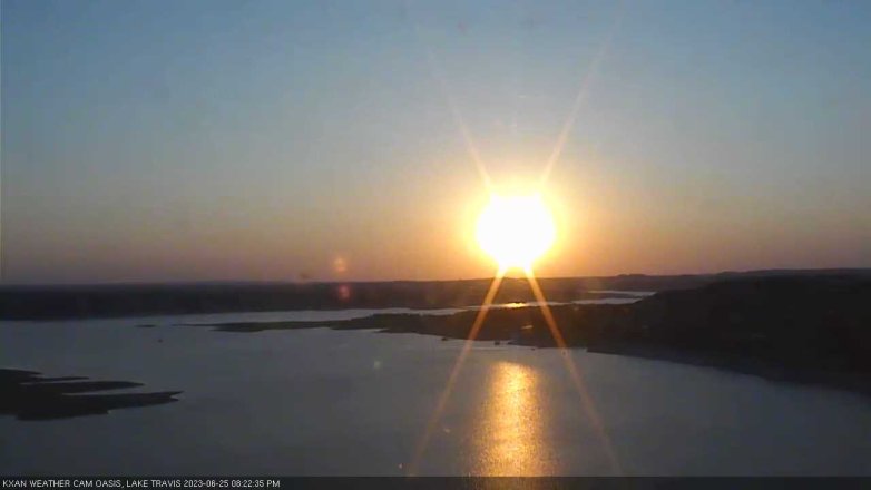 Lake Travis webcam, June 25, 2023 8:25 PM CT