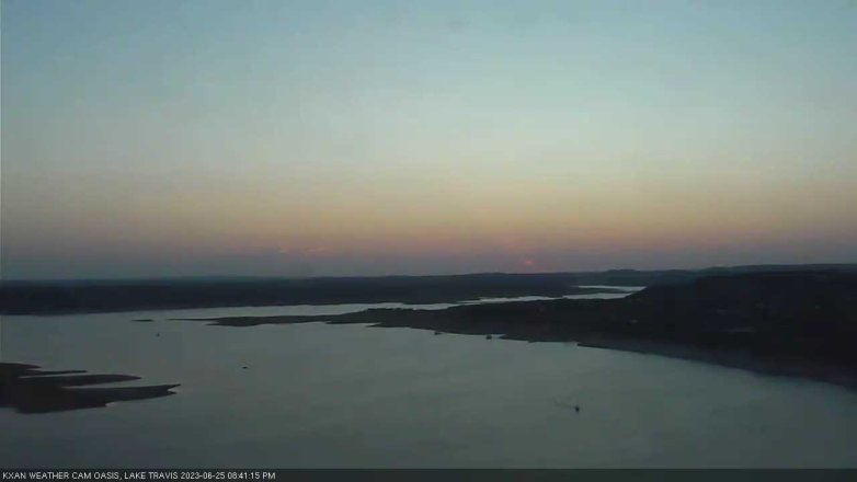 Lake Travis webcam, June 25, 2023 8:45 PM CT