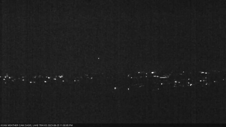 Lake Travis webcam, June 25, 2023 11:00 PM CT
