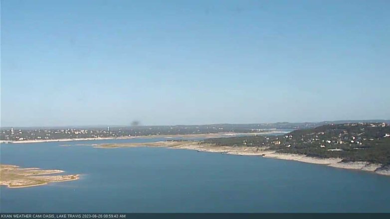 Lake Travis webcam, June 26, 2023 9:00 AM CT