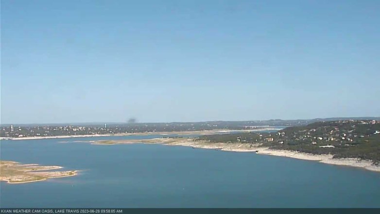 Lake Travis webcam, June 26, 2023 10:00 AM CT