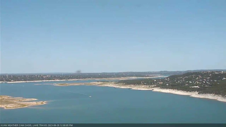 Lake Travis webcam, June 26, 2023 12:00 PM CT