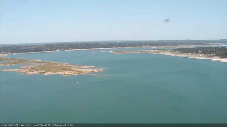 Lake Travis webcam, June 26, 2023 1:45 PM CT