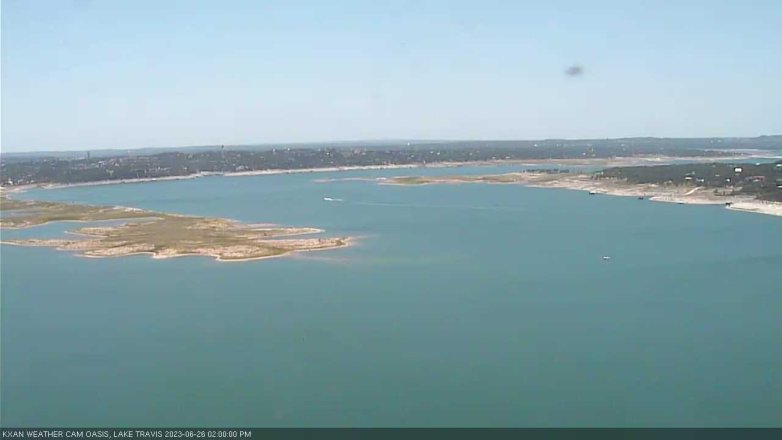 Lake Travis webcam, June 26, 2023 2:00 PM CT