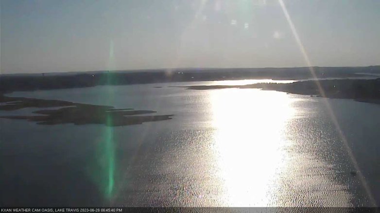 Lake Travis webcam, June 26, 2023 6:45 PM CT